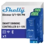 Shelly Pro Dimmer 0/1-10V PM – смарт контролер за осветление с DIN монтаж и Wi-Fi, снимка 1