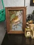 Картина върху стъкло с дървена рамка, снимка 1