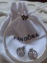 Сребърен комплект Pandora , снимка 1 - Гривни - 42327690