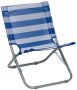 Плажен градински сгъваем стол, 49x43x61 см, до 110 кг 