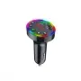 FM трансмитер 12V/24V с Bluetooth 2 USB и 7-цветна LED светлина, снимка 1