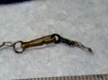 СТАРИННА ЗАКОПЧАЛКА от БРОНЗ и СРЕБРО 950 За СРЕБЪРЕН СИНДЖИР ВЕРИЖКА РЪЧНА РЕТРО ИЗРАБОТКА 49941, снимка 3