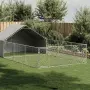 vidaXL Открита кучешка колиба с бягаща пътека 7x3x1,9 m, снимка 2