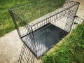 транспортна клетка метална сгъваема 91x62x67см за куче, стационар, снимка 1