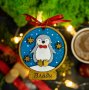 Играчка за елха с име – Пингвинче, снимка 1 - Коледни подаръци - 42521101