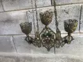 старо възрожденско, тройно кандило, снимка 4