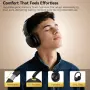 Черни безжични слушалки Hero Max Bluetooth 6.0 с активно шумопотискане, снимка 6