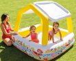 Детски басейн Intex Sun Shade с подвижен покрив/157x157x122см/ 295 литра, снимка 1 - Басейни и аксесоари - 41566967