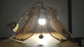 Абажур (Полилей) метален с 5 стъкла и Нова LED крушка Е27 9W 4000K, снимка 13
