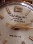 Paul Arpantier GENEVE INCABLOC позлатен дамски часовник и верижка с печати 17 РУБИНА 30680, снимка 4