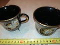 terracotto-hand made 24k gold чаши за кафе-2БР M0306232047, снимка 3