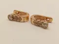 Руско злато. Обеци с брилианти , снимка 10