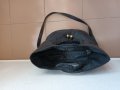 Черна дамска чанта от естествена кожа, снимка 6