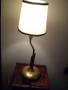 ретро нощна лампа от месинг, снимка 5