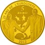 5 евро златна монета "20 години Еврокорпус" 2012