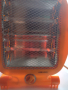 Халогенна печка Kendo 800 вата не работи горен реотан, снимка 6