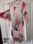 Нова ежедневна елегантна рокля 100% визкоза лилиум  паднали ръкави флорален принт цветя Sisley , снимка 5