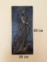 2 бр. Старинни релефни картина за стена., снимка 2