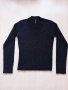 Черен пуловер TerraNova с блестящи нишки,M размер , снимка 1 - Блузи с дълъг ръкав и пуловери - 35744230