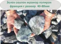 Цветни камъни -Син, Зелен, Бял декоративен камък за градината --полиран Мрамор с обла и гладка форма, снимка 8