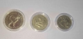 Лот от 3 броя юбилейни монети 1981г. Световно Ловно Изложение 5лв., 2 лв. и 1 лв. , снимка 2