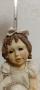 Фигурка "Къдраво момиченце с капела в скута", клей, мисля. , снимка 10