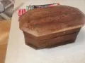 РЪЧНО ИЗРАБОТЕНА ДЪРВЕНА КУТИЯ СЪС ЗЛАТНИ ИНКРУСТАЦИИ 3108261850L4, снимка 13