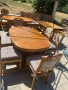 Трапезна маса със шест стола, снимка 1
