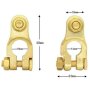 Клеми за акумулатор 2бр, снимка 2