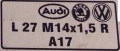 ПРОМОЦИЯ! Секретни болтове, компелкт за Джета, Шкода, Голф, Бора и други., снимка 3