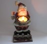 Дядо Мраз стар свещник, метал, снимка 1