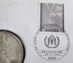 Нумизматичен плик с монета от 1 долар. Сребро. САЩ. Долар . 1 долар.  1993 година. Чисто нова., снимка 5