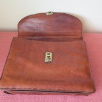 Vintage, Italy,кожена чанта за документи, бизнес чанта, снимка 7 - Чанти - 41204808