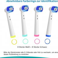 16бр. Глави/накрайници за ел. четки Oral B Precision clean, снимка 7 - Други - 32189588