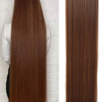 Качествена дълга коса
цял екстеншън за по-голям обем и дължина , снимка 4 - Аксесоари за коса - 44750094