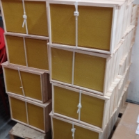 Пчелни рамки с монтирани восъчни основи, снимка 4 - За пчели - 36108620