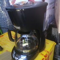 Кафе машина Кафемашина Russell Hobbs със стъклена кана и таймер, снимка 9 - Кафемашини - 41599542