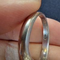 Сребърен пръстен с камъни "Swarovski" проба 925 , снимка 11 - Пръстени - 26286113