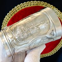 Чаша от калай с картини от Нюрнберг. , снимка 8 - Антикварни и старинни предмети - 39968028