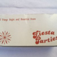 Fiesta Parties английски посребрени пръстени за салфетки., снимка 2 - Прибори за хранене, готвене и сервиране - 41559615