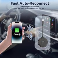 Нов Безжичен адаптер за Carplay на iPhone Донгъл за кола / автомобил, снимка 5 - Друга електроника - 41548105