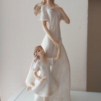  Прекрасна Порцеланова фигура-Майка с дете, снимка 2 - Колекции - 41416740
