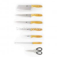  Професионален комплект ножове 8 части с поставка, снимка 4 - Аксесоари за кухня - 39972012
