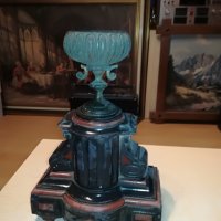мраморен свещник от франция 1012221910L, снимка 2 - Антикварни и старинни предмети - 38967770