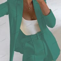Моден нов костюм, секси темперамент, модно ежедневно сако с малък костюм, 8цвята , снимка 8 - Комплекти - 39910740