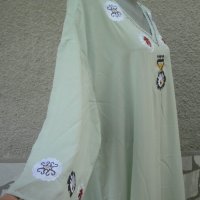 5XL Нова дълга рокля Shein в резедаво , снимка 5 - Рокли - 41957291