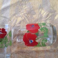 Ретро стъклени чашки , снимка 8 - Антикварни и старинни предмети - 44449222