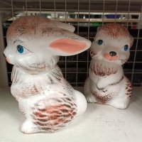 керамични зайци, снимка 5 - Статуетки - 44358436