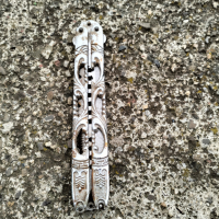 Нож пеперуда, снимка 4 - Антикварни и старинни предмети - 44569253