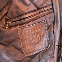 Vogue-тренчкоут,палто от естествена кожа с подплата-оригинално, снимка 5 - Палта, манта - 36179242